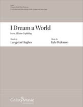 I Dream a World SATB choral sheet music cover